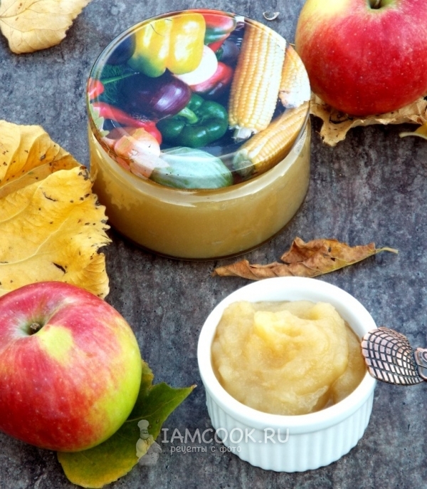 Фото яблочного пюре на зиму