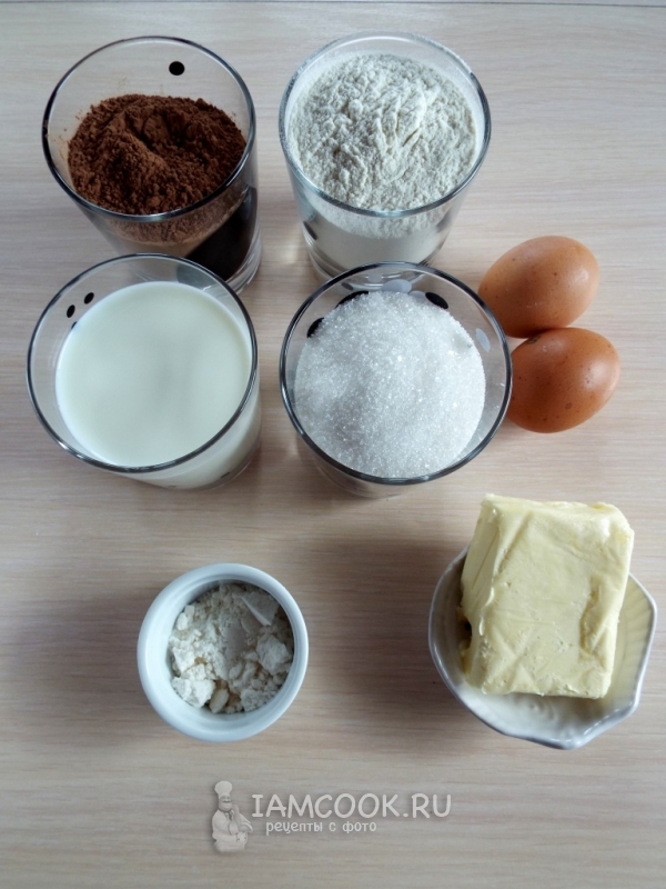 Ингредиенты для торта «Миньон»
