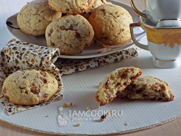 Фото печенья с шоколадной крошкой