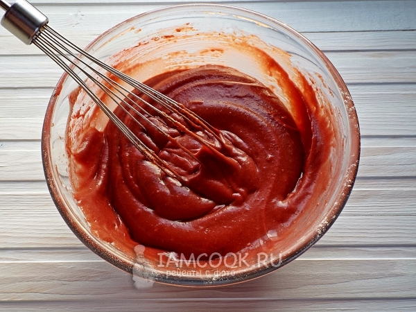 Размешать тесто