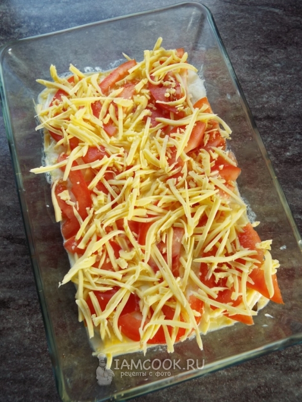 Посыпать тертым сыром