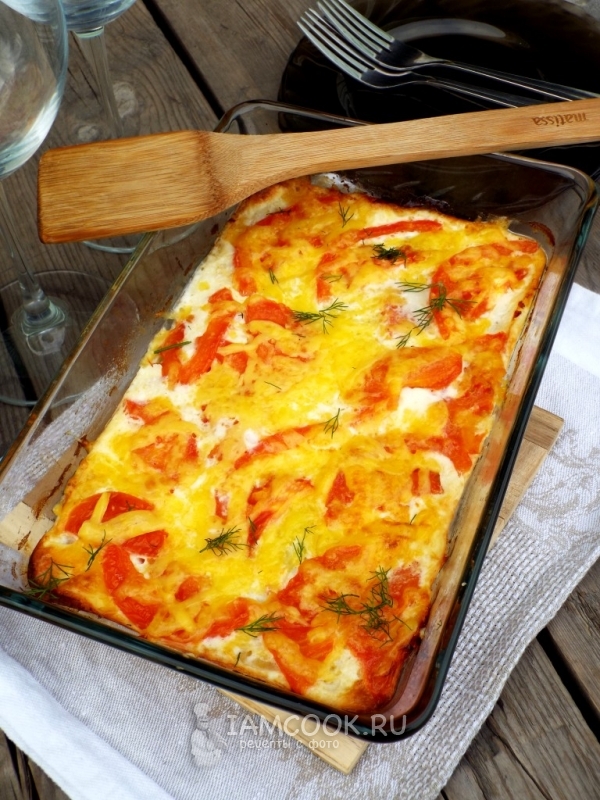 Фото запеканки из кабачков и баклажанов