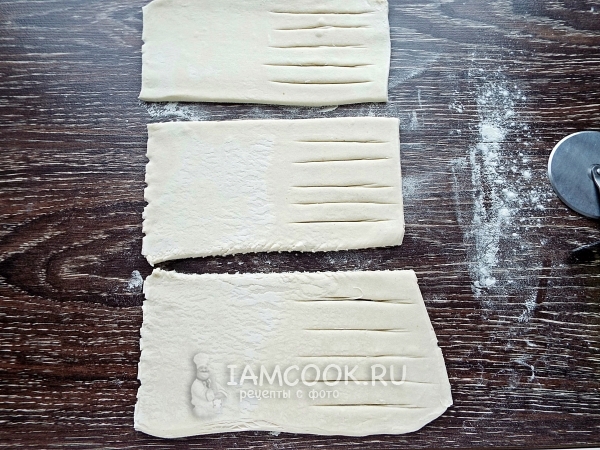 Сделать на тесте полоски