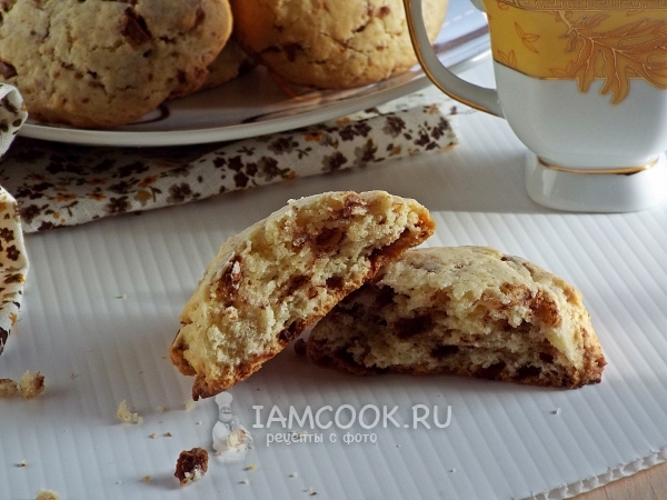 Рецепт печенья с шоколадной крошкой