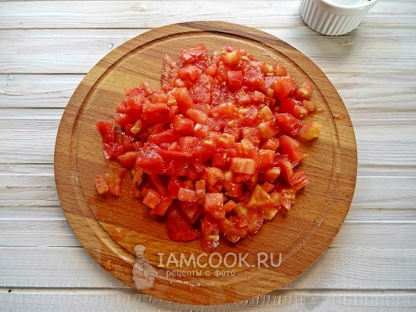 Порезать помидоры
