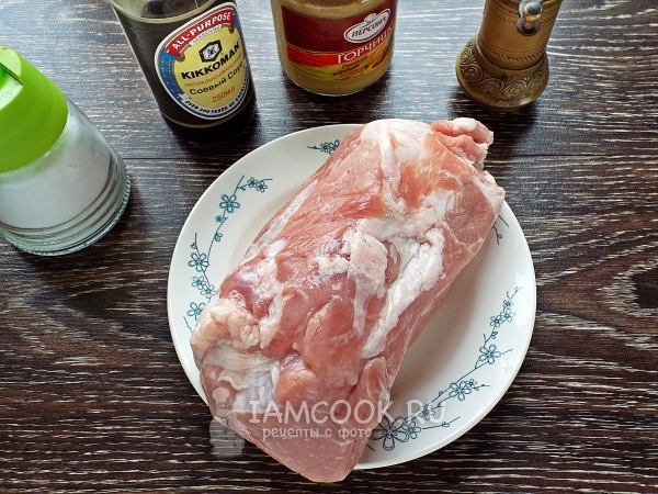 Ингредиенты для шашлыка в горчице