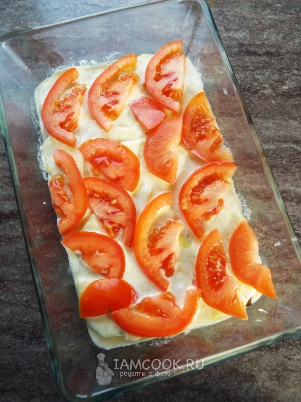 Положить помидоры