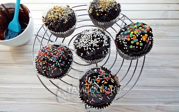 Рецепт постных капкейков