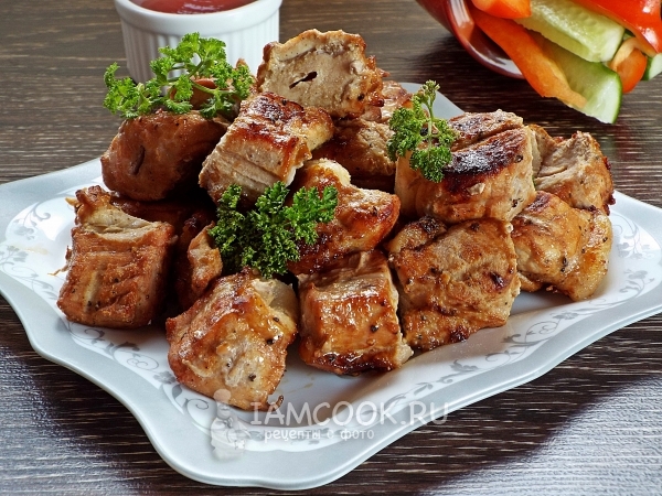 Фото шашлыка в горчице