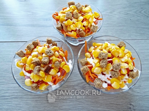 Посыпать сухариками