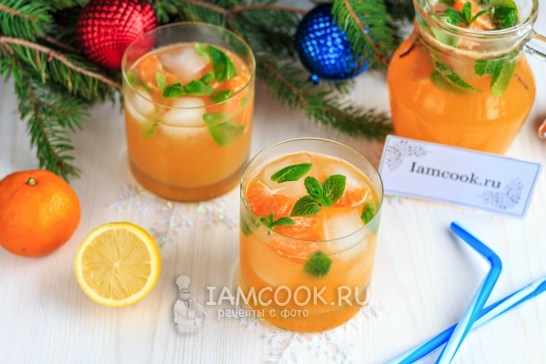Готовый мандариновый лимонад в домашних условиях