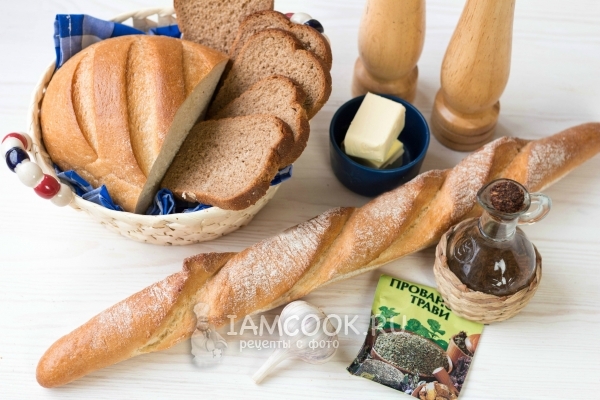 Ингредиенты для крутонов