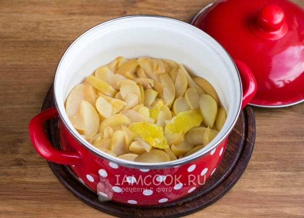 Сварить яблоки