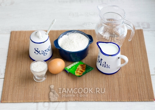 Ингредиенты для теста