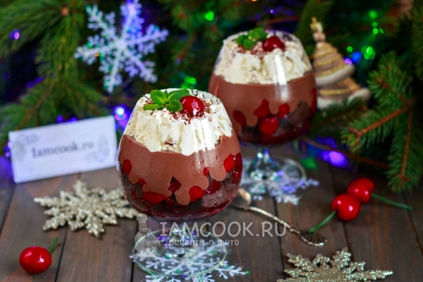 Рецепт трайфла «Черный лес»