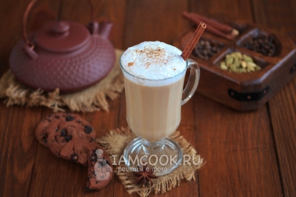 Фото чая латте в домашних условиях