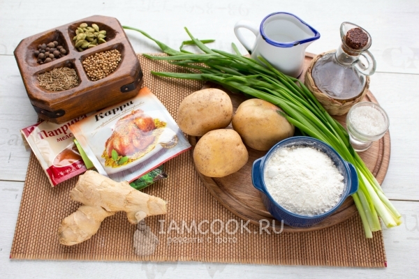 Ингредиенты для Алу паратха