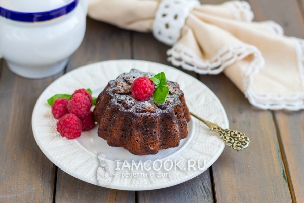 Готовый шоколадный флан