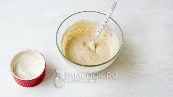 Размешать тесто