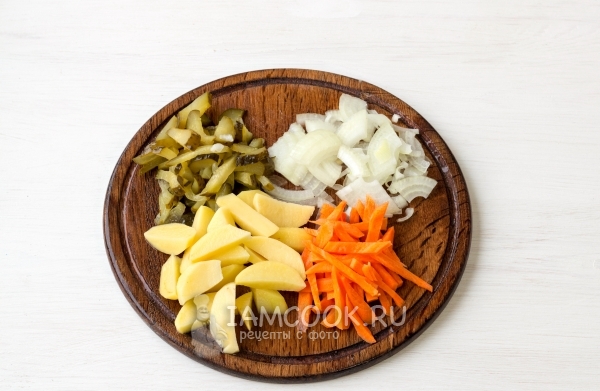 Порезать овощи