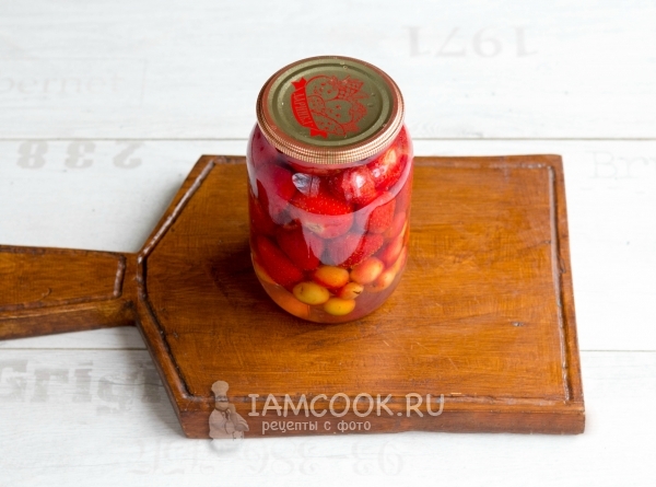 Компот из черешни на зиму