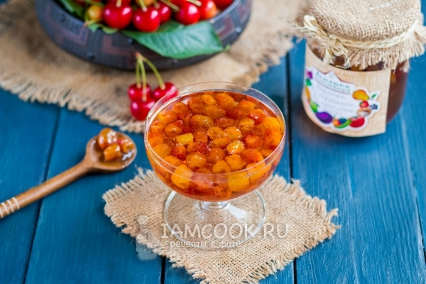 Рецепт варенья из черешни без косточек