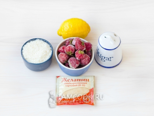 Ингредиенты для желейных конфет в домашних условиях