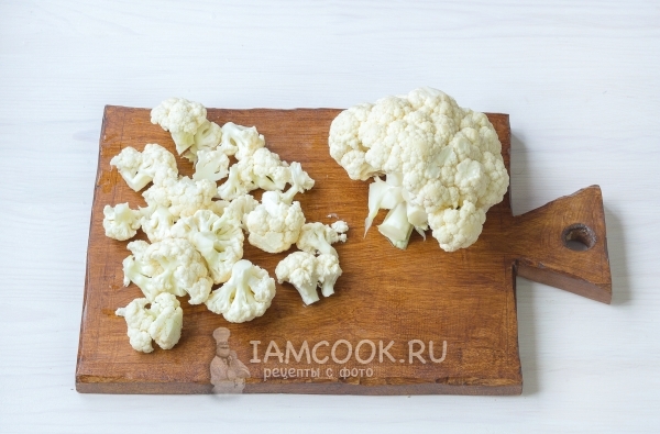 Разобрать капусту на соцветия