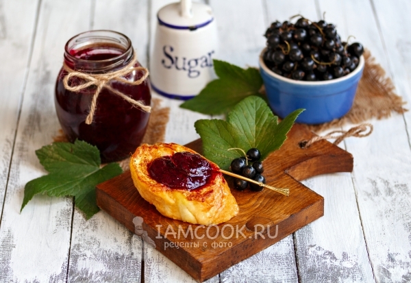 Фото чёрная смородина с сахаром на зиму без варки