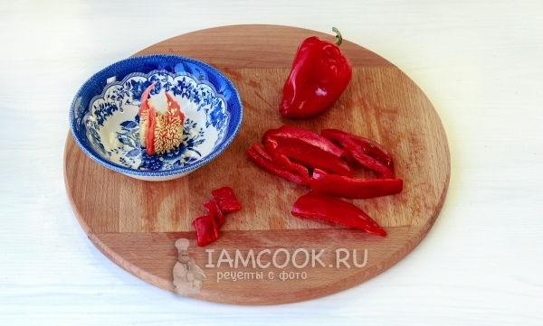 Порезать перец