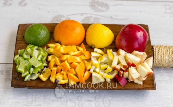 Порезать фрукты