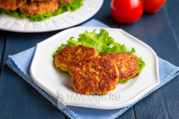 Готовые вкусных куриных котлет из куриной грудки