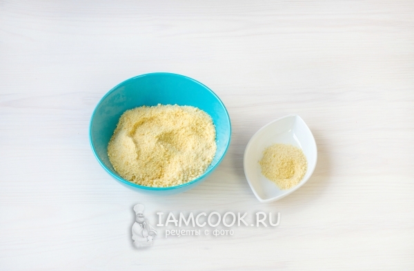 Откладываем чайную ложку крошки