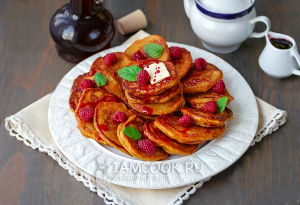 Фото постных оладий из тыквы