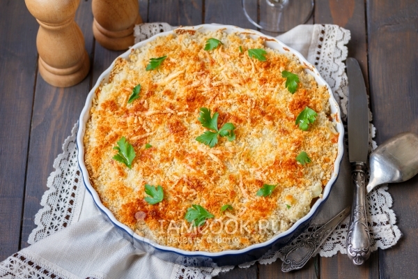 Рецепт запеканки из цветной капусты