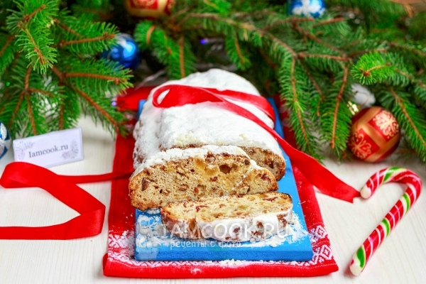 Рецепт дрезденского рождественского штоллена