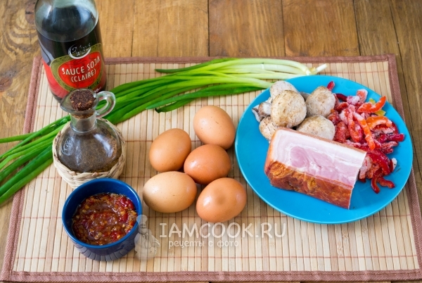 Ингредиенты для Яиц Фу-Янг