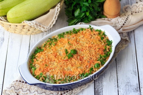 Рецепт гратена из кабачков