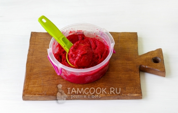 Заморозить сорбет