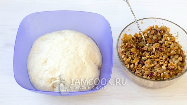 Готовая начинка и тесто