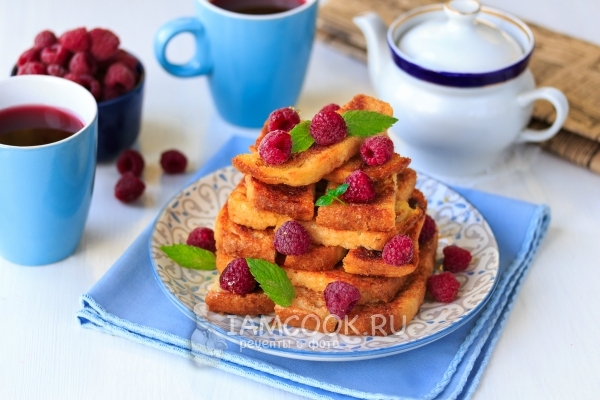 Рецепт французских тостов в духовке