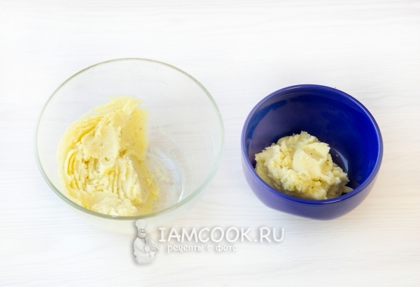 Разделить картофельное пюре