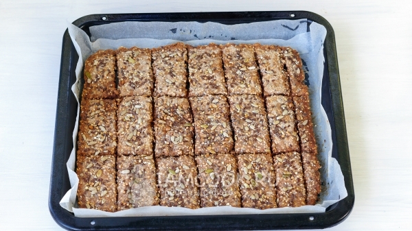 Цельнозерновые хлебцы с семечками ПП