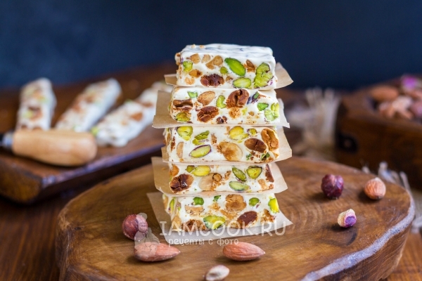 Фото испанской сладости Туррон