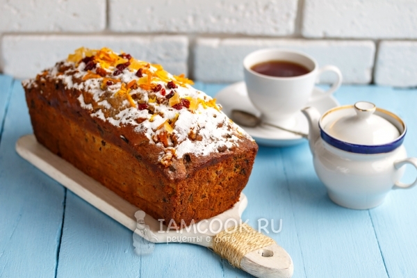 Готовый чайный пирог