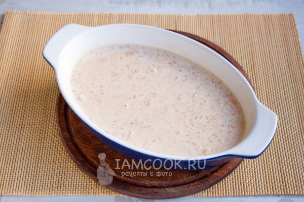 Размешать рис