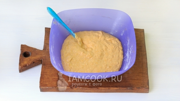 Размешать тесто