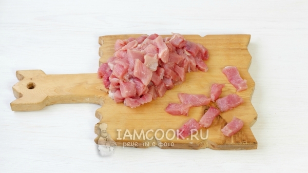 Порезать мясо
