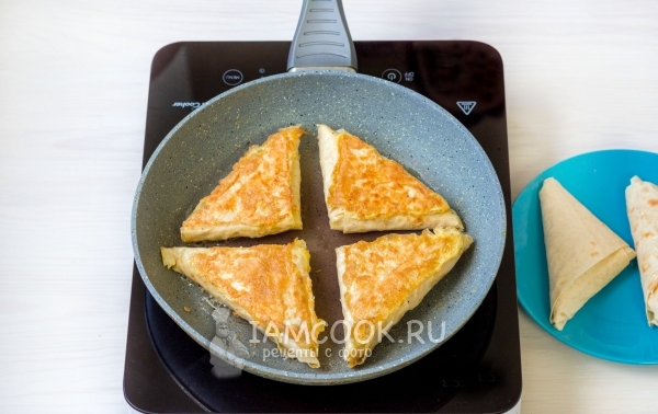 Пожарить лаваш