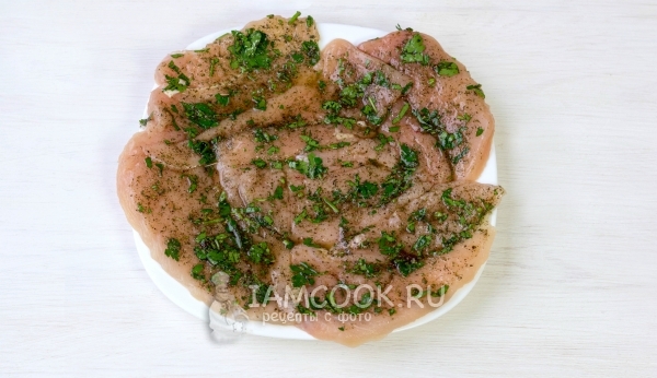 Замариновать мясо